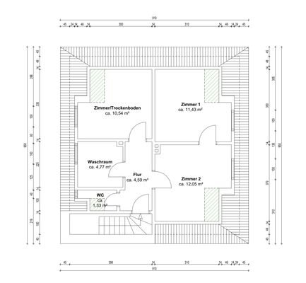 Grundriss - Dachgeschoss