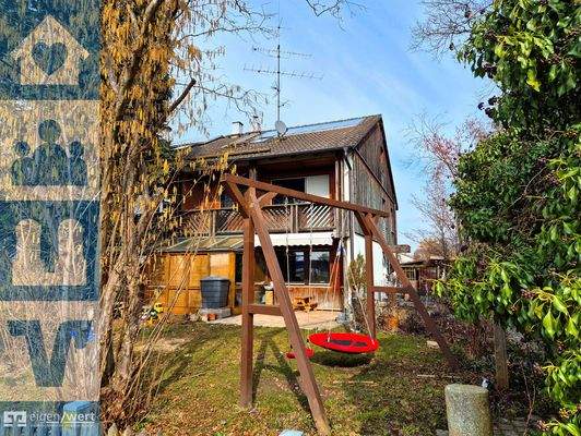 Außenansicht der Doppelhaushälfte