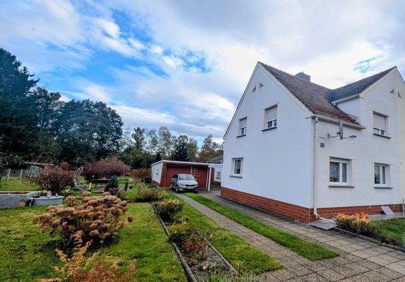 Ansicht der Doppelhaushälfte