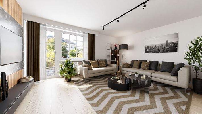 Visualisierung Wohnzimmer