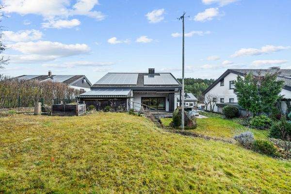 Ansicht Westen, Garten