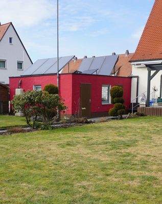 Viel Platz im Geräteschuppen