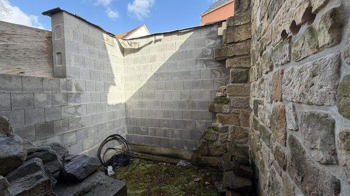 Geplante Terrasse EG Wohnung 3