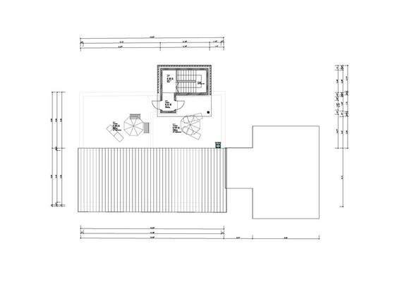 Grundriss Dachgeschoss mit Dachterrassen
