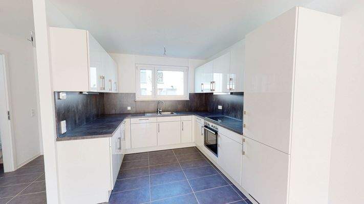 (Musterhaus) moderne Einbauküche 