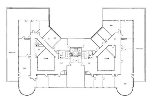 2. Obergeschoss mit ca. 1.050,00 m²