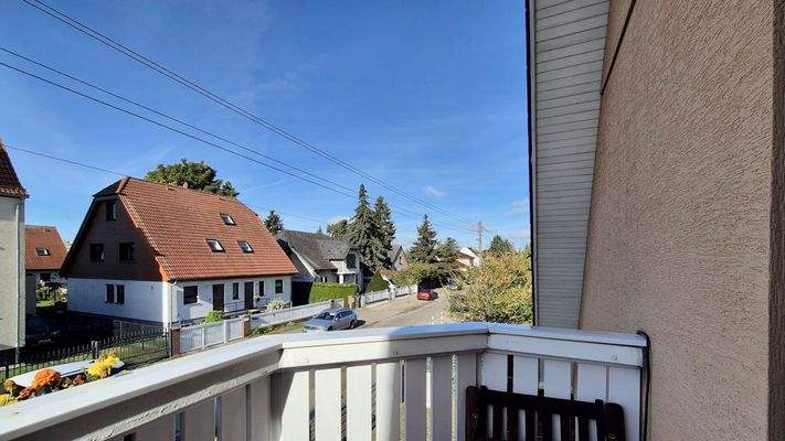 Blick in die Anwohnerstraße