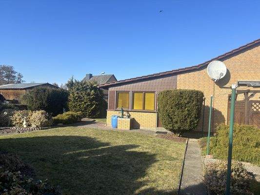 Blick auf den Wintergarten