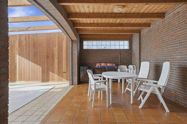 Überdachte Terrasse