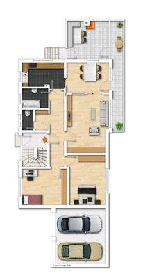 Grundriss EG (nicht maßstabsgetreu - kann vom Original abweichen) 