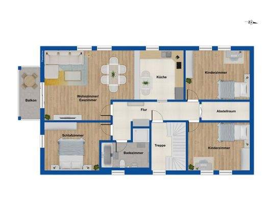 Grundriss  Obergeschoss