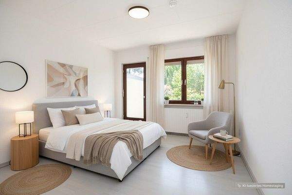 Schlafzimmer EG visualisiert