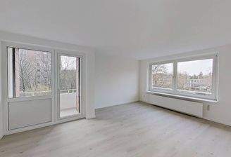 Ansicht I: Wohn- und Esszimmer