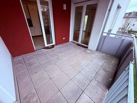 Zugang zu Küche und Wohnzimmer