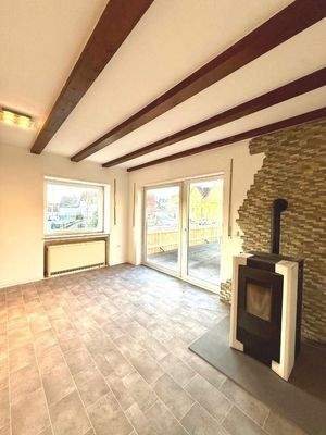 Wohnbereich mit Ofen