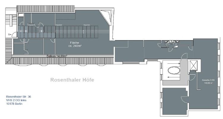 Grundriss 2 OG 370 m²