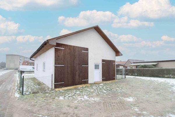 Außenansicht Werkstatt