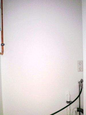 Abstellraum mit WM-Anschluss