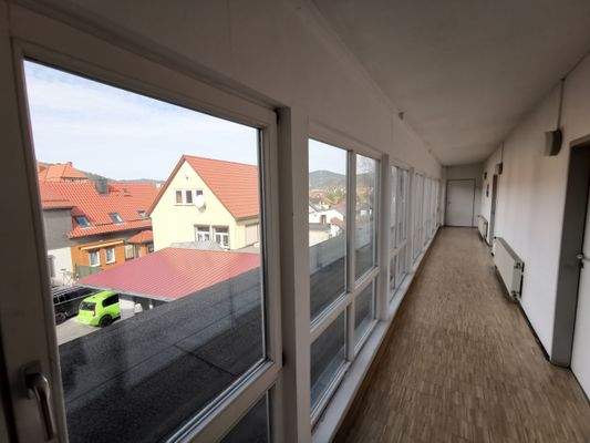 Flur zu den Räumlichkeiten