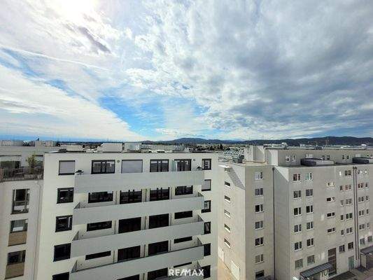 Ausblick aus dem Schlafzimmer