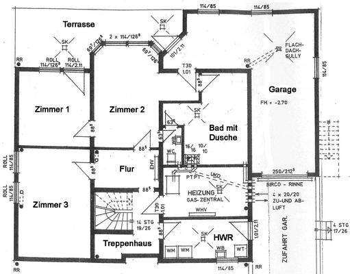Grundriss - Untergeschoss