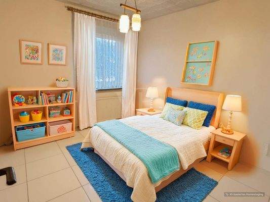 OG Kinderzimmer - KI-Einrichtungsbeispiel