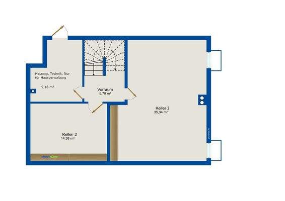 Grundriss Kellergeschoss