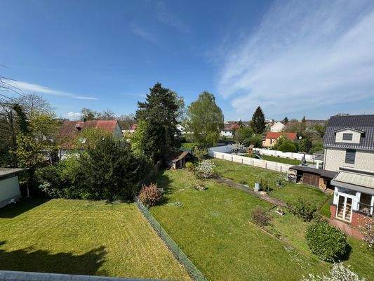 Blick aus den Fenster