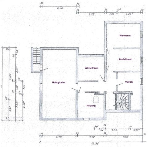 Grundriss Kellergeschoss