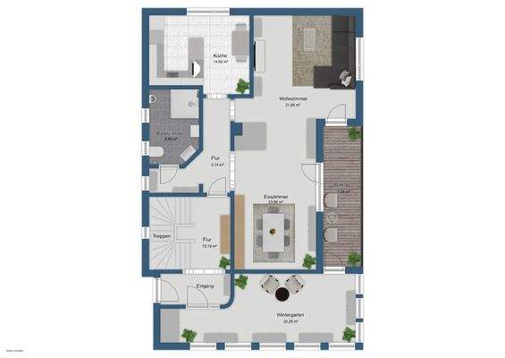 Grundriss Erdgeschoss