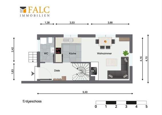 Grundsriss Erdgeschoss