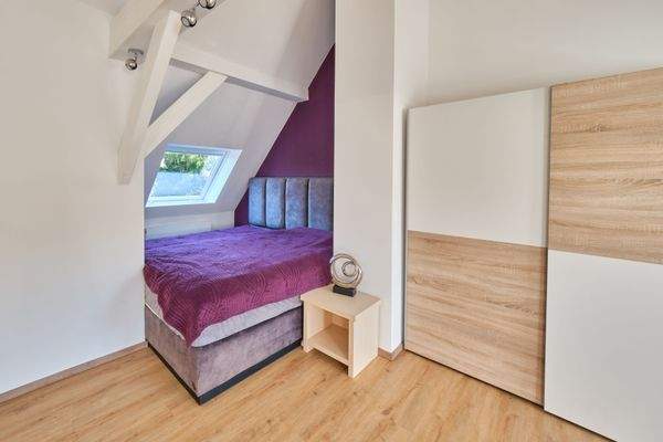 Schlafbereich im Dachgeschoss