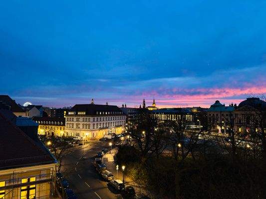 Blick vom Wohnzimmer