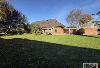 Blick aus dem Garten