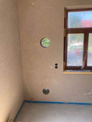 Kaminanschluß im OG