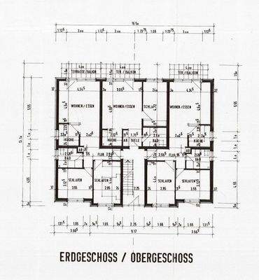 Erd-, und Obergeschoss