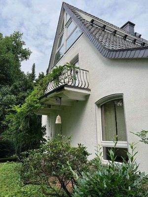 Blick zum Balkon der zwei Zimmer