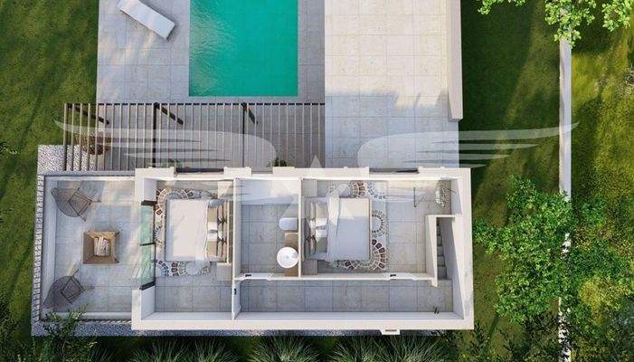 Grundriss Gästehaus Obergeschoss