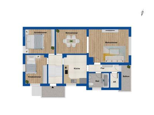 Erdgeschoss  Obergeschoss