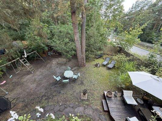 Blick in den Garten, Hauptwohnung