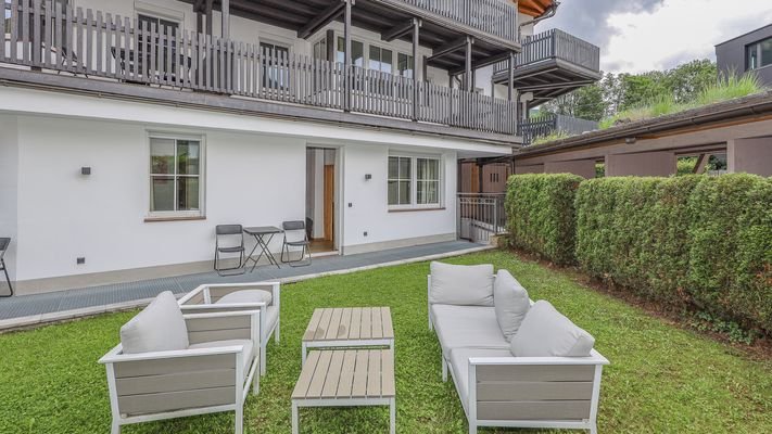 KITZIMMO-Garten Apartment mit touristischer Widmung kaufen - Immobilien Kitzbühel.