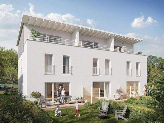 Gartenansicht - Visualisierung