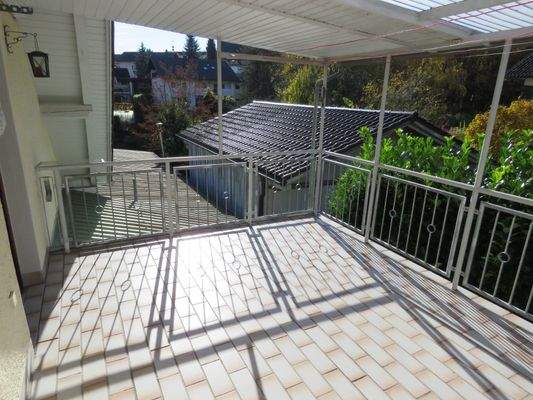 auf der Dachterrasse 