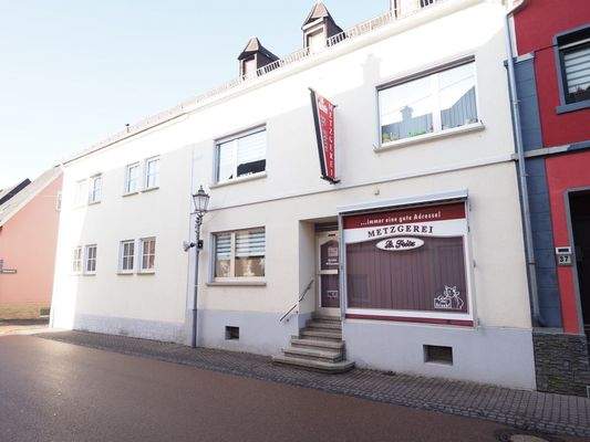 Blick auf die Metzgerei