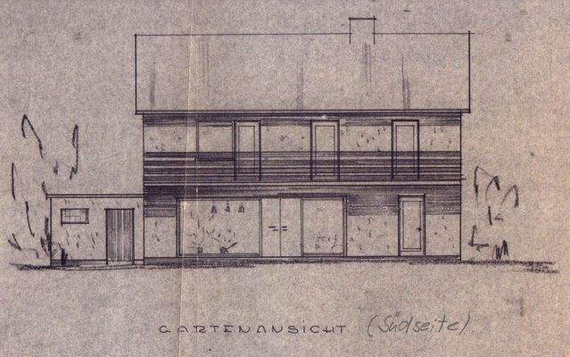 Grundriss Gartenansicht