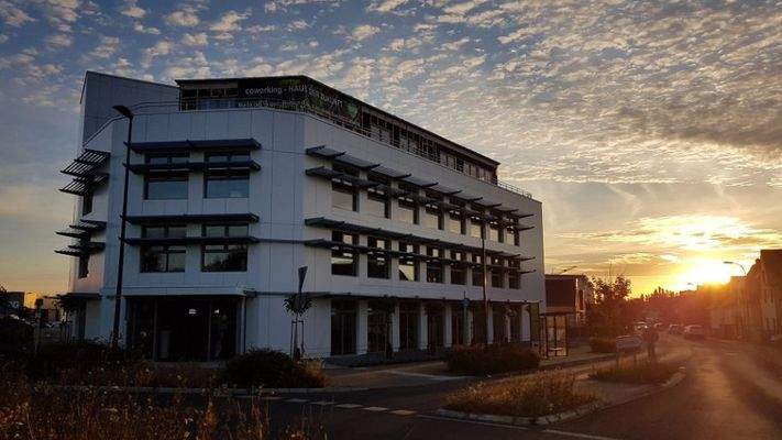 Außenansicht am Abend