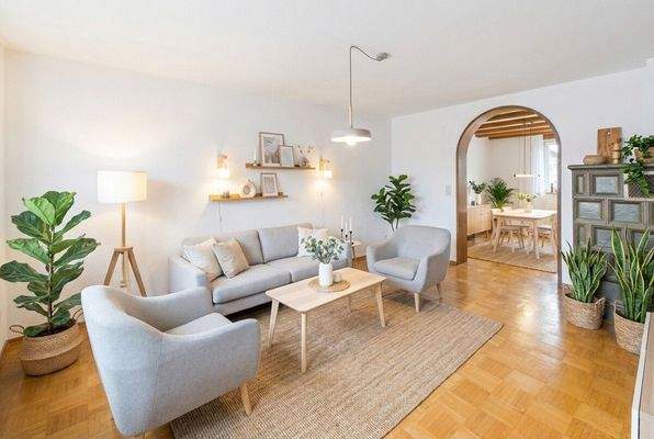 Altbau - Wohnzimmer (Visualisierung)