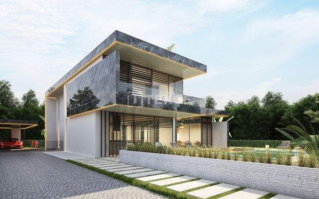 Detached Stylish Villa with Pool and Garden in İzmir Çeşme