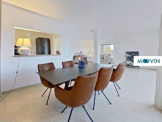 Ansicht VI: Wohn- und Esszimmer