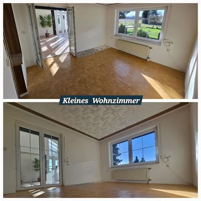 kleines Wohnzimmer + Zugang W.